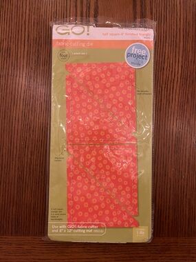 Accuquilt GO! Fabric Cutting Die - Half Square Triangle 4” Finished